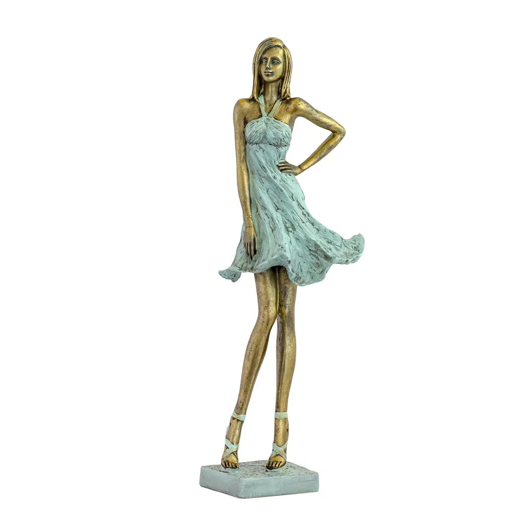 Ornament Lady in Turquoise Fine Goods Lifestyle
