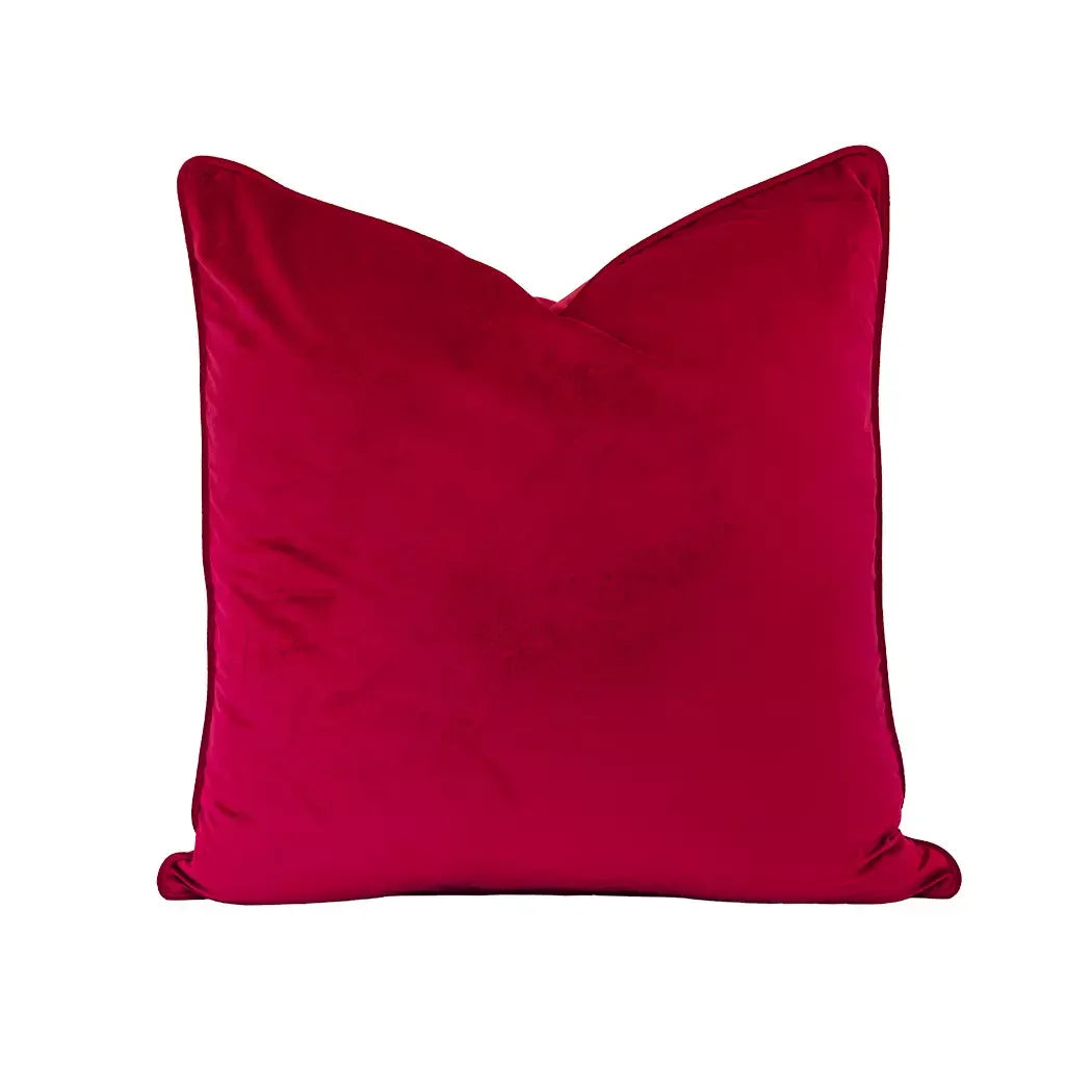 Scatter Cushion Cover Velvet Magenta 60x60 Fine Goods Lifestyle