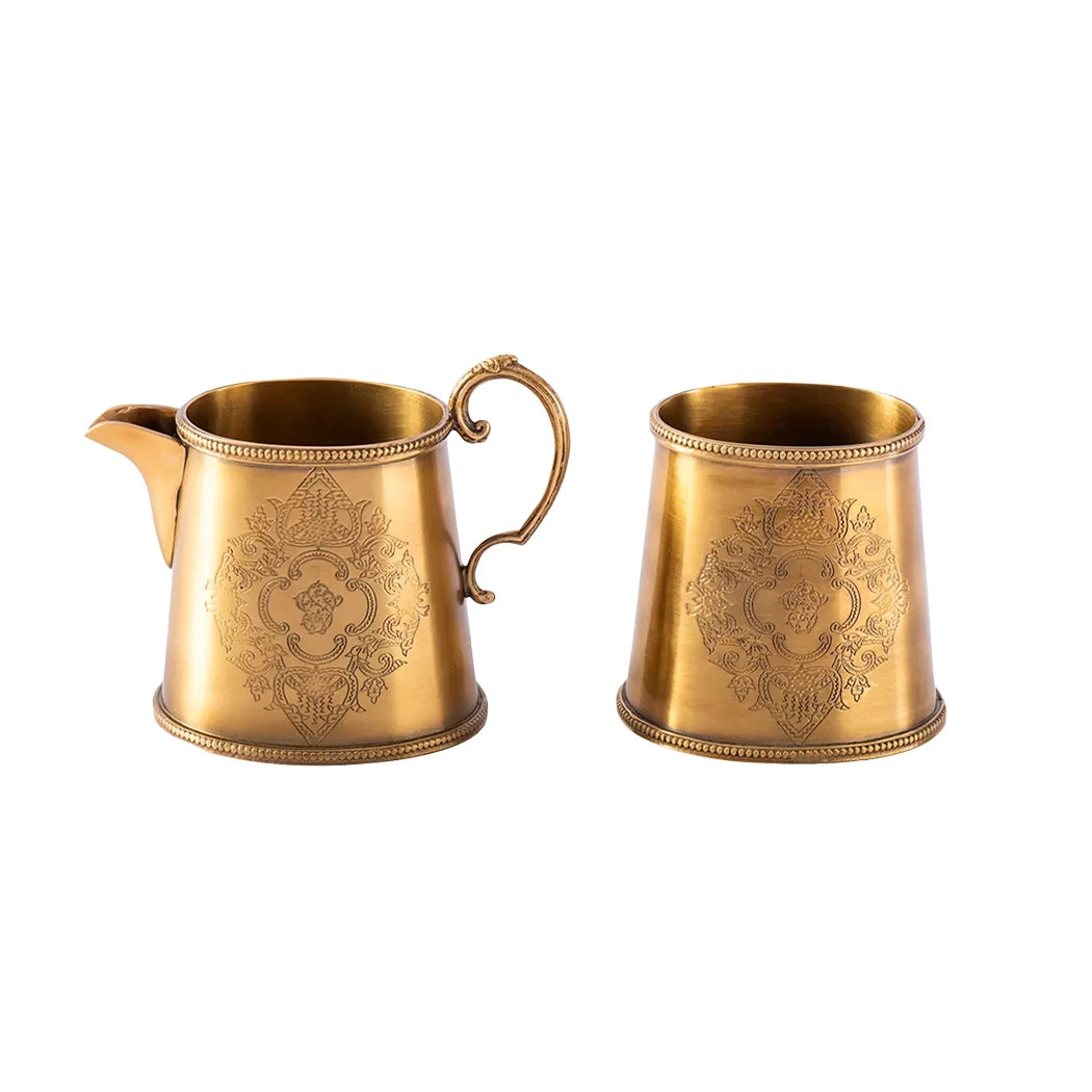 Creamer Set - Brass High Tea