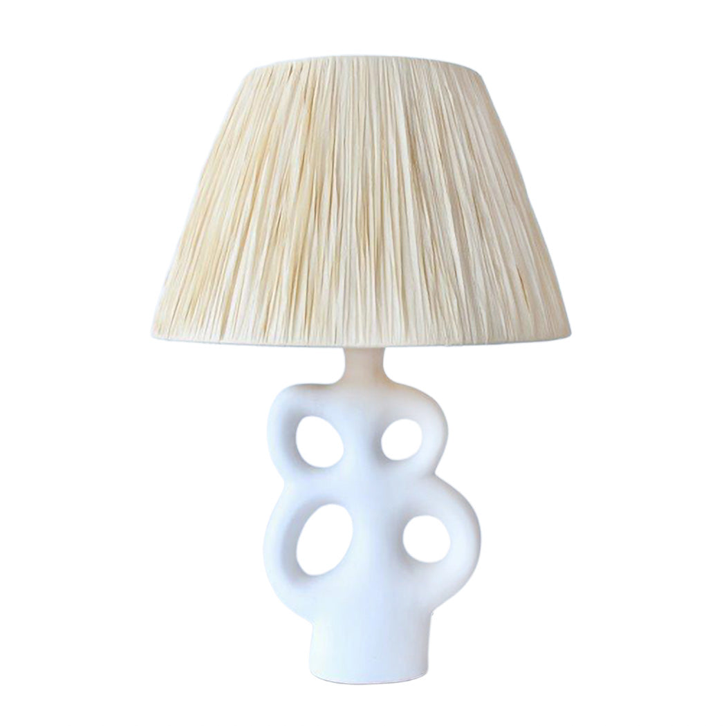 Table Lamp - White Cut Out Narrow
