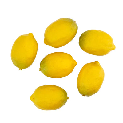 Artificial Fruit - Lemons Set of 6 - Herb Ball