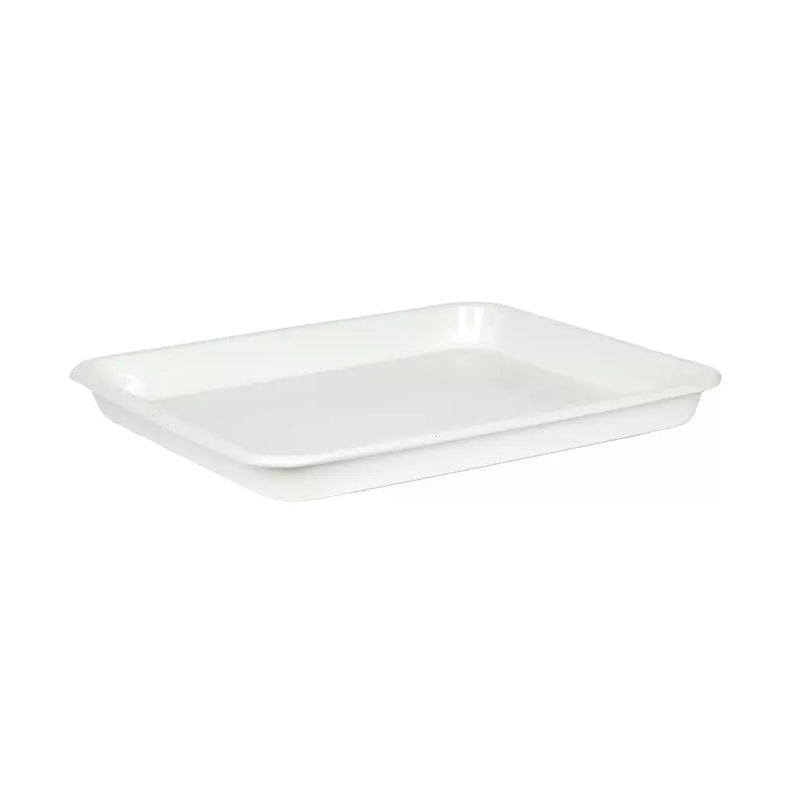 Baking Tray - Enamel Cream 32.5cm - Enamel