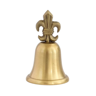 Bell - Brass Fleur - Pewter