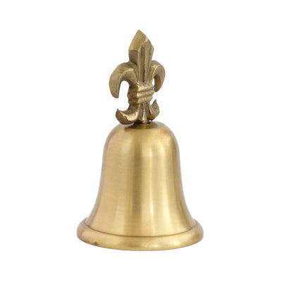 Bell - Brass Fleur - Pewter