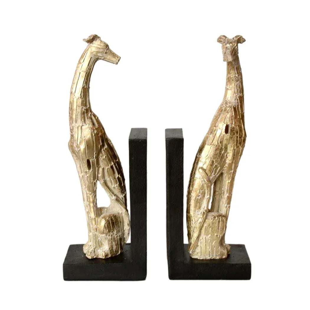 Bookends - Elegant Dogs - Resin