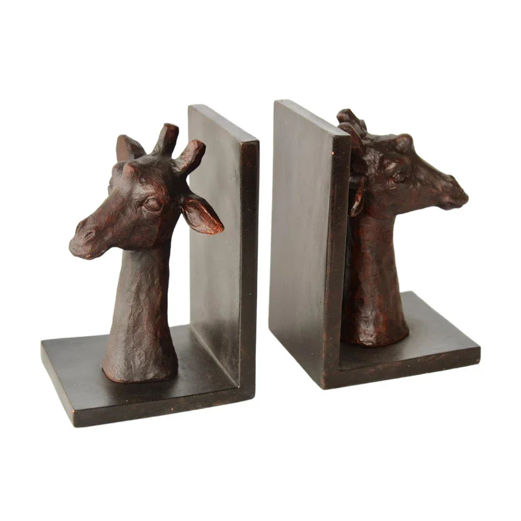 Bookends - Kind Giraffes - Resin