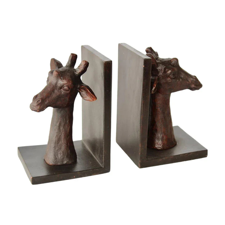 Bookends - Kind Giraffes - Resin