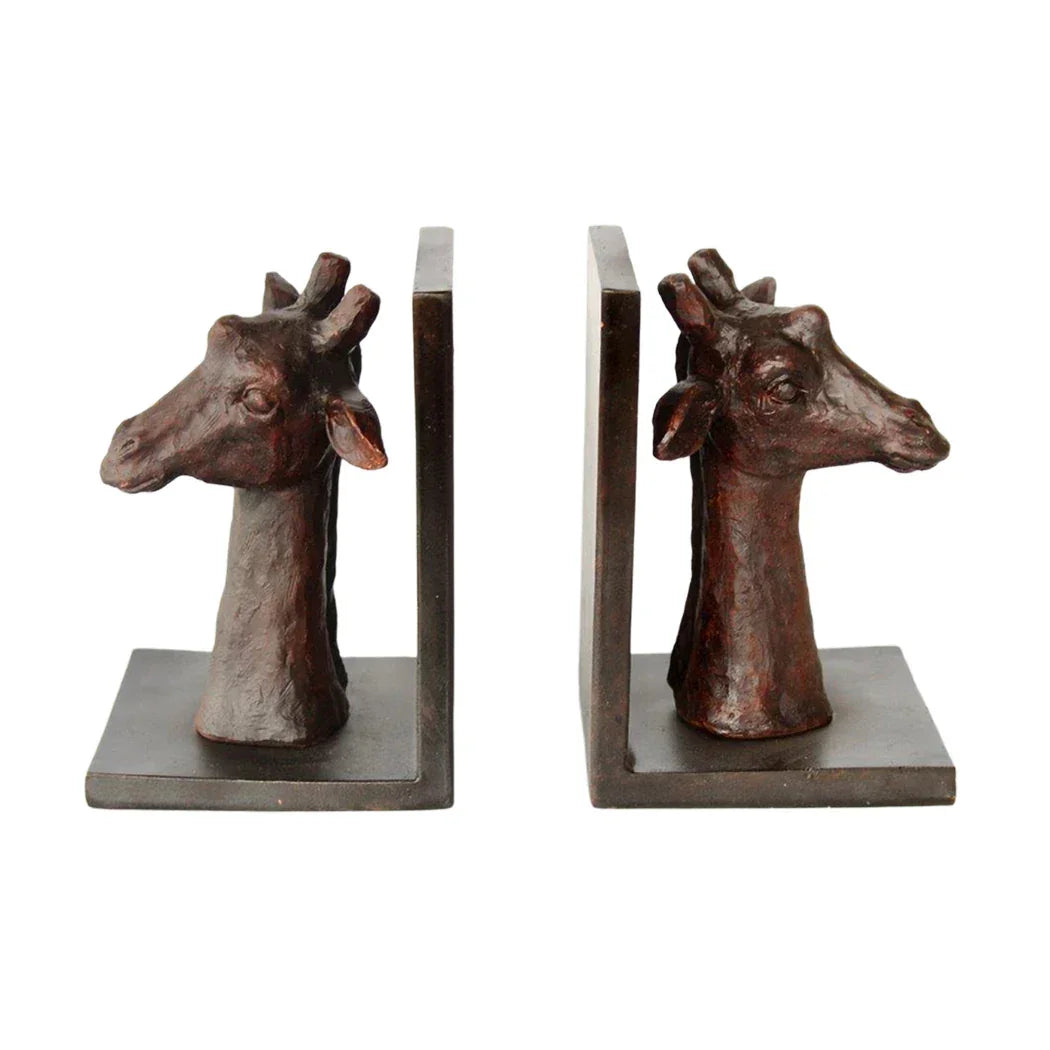 Bookends - Kind Giraffes - Resin