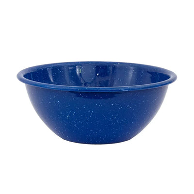 Bowl - Enamel Blue Speckled 19.5cm - Enamel