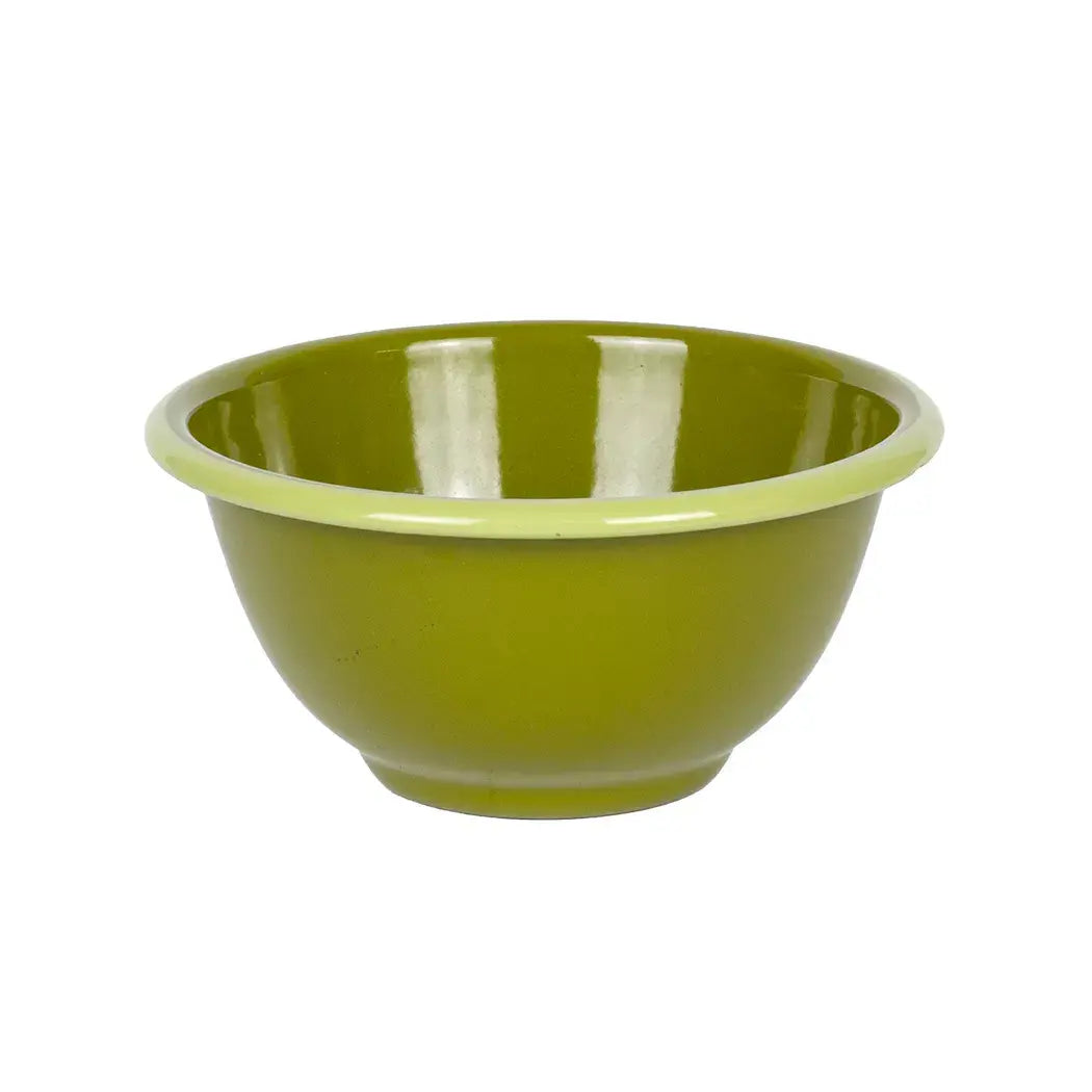 Bowl - Enamel Greens 16cm - Enamel