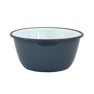 Bowl - Enamel Greys 17.5cm - Enamel