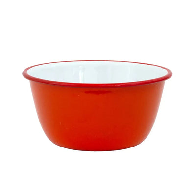 Bowl - Enamel Reds 17.5cm - Enamel