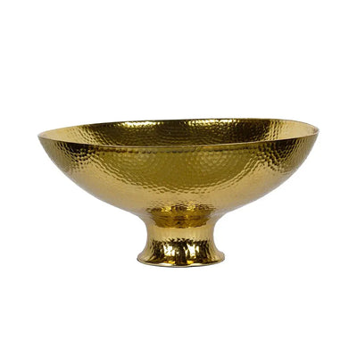 Bowl - Golden Hammered 40cm D - Iron