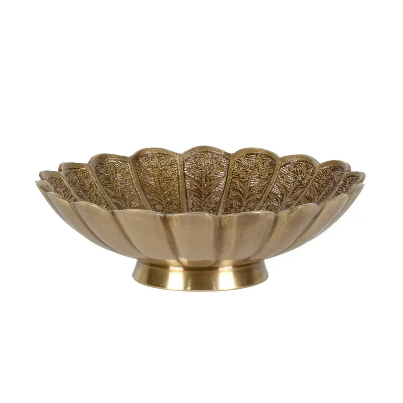 Bowl - Mini Antique Brass Elevated - Pewter