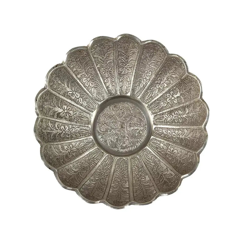 Bowl - Mini Silver Antique Elevated - Pewter