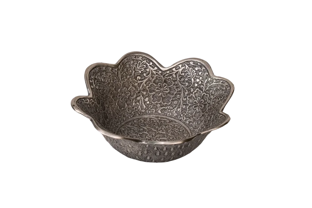 Bowl - Silver Flower - Pewter