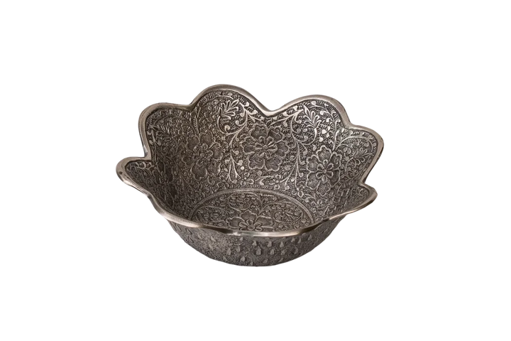Bowl - Silver Flower - Pewter