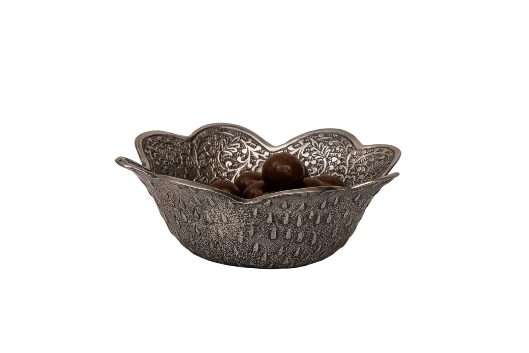 Bowl - Silver Flower - Pewter