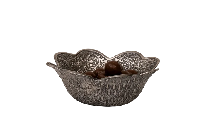 Bowl - Silver Flower - Pewter