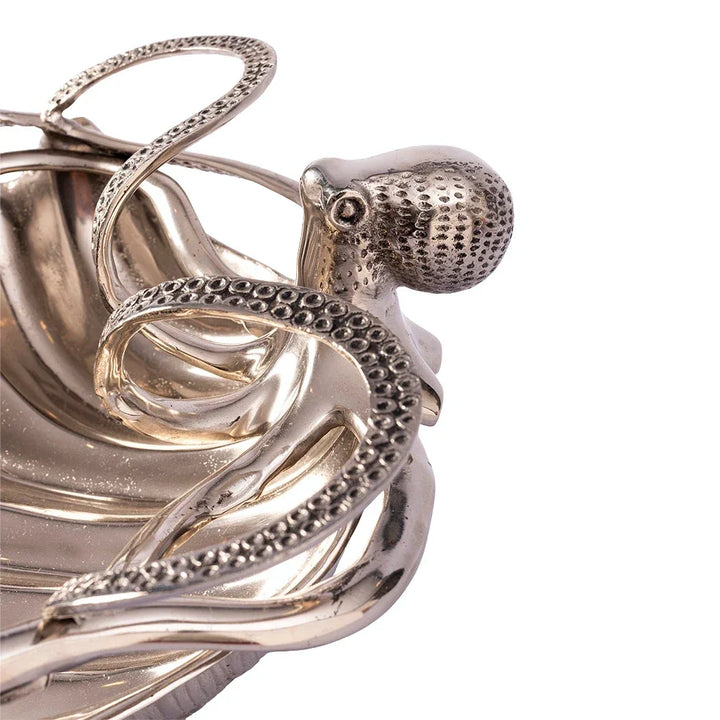 Bowl - Silver Octopus - Pewter