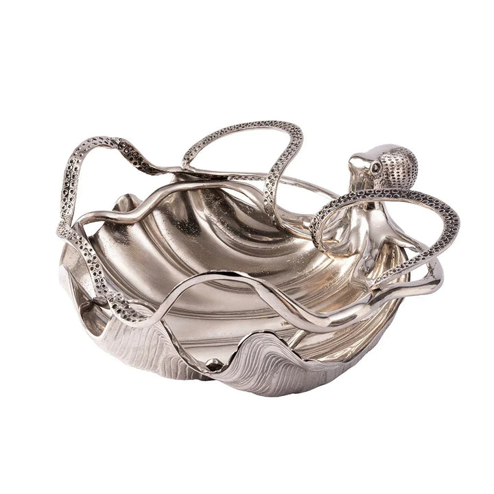 Bowl - Silver Octopus - Pewter
