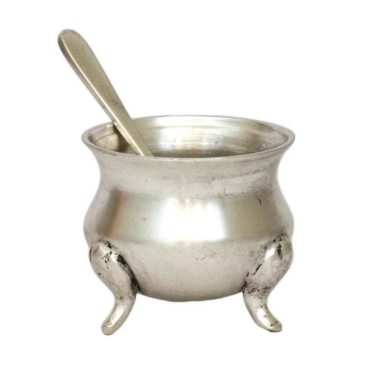 Bowl &amp; Spoon - Cauldron - Pewter
