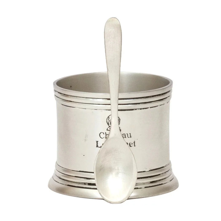 Bowl &amp; Spoon - Chateau - Pewter