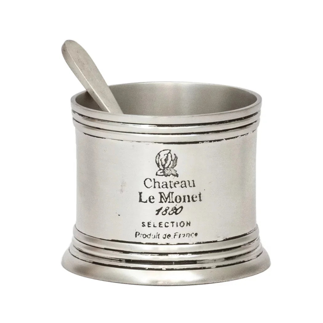 Bowl &amp; Spoon - Chateau - Pewter