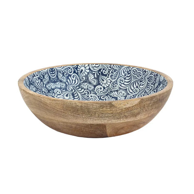 Bowl - Wood Blue Magical - Ceramic