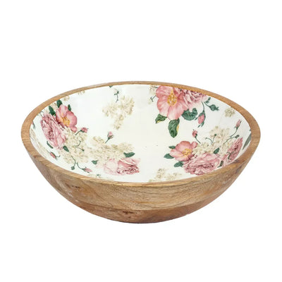 Bowl - Wood Roses Ceramic