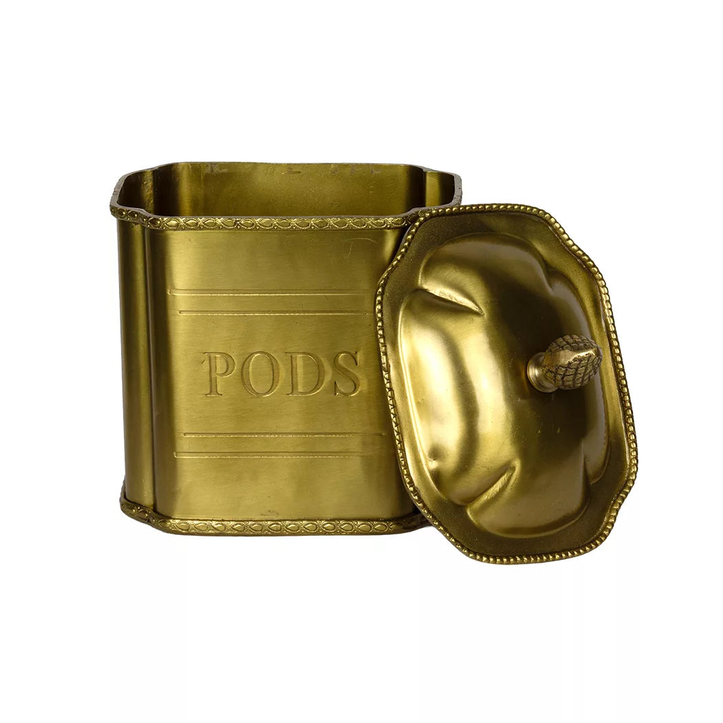 Canister - Brass Pods Royal