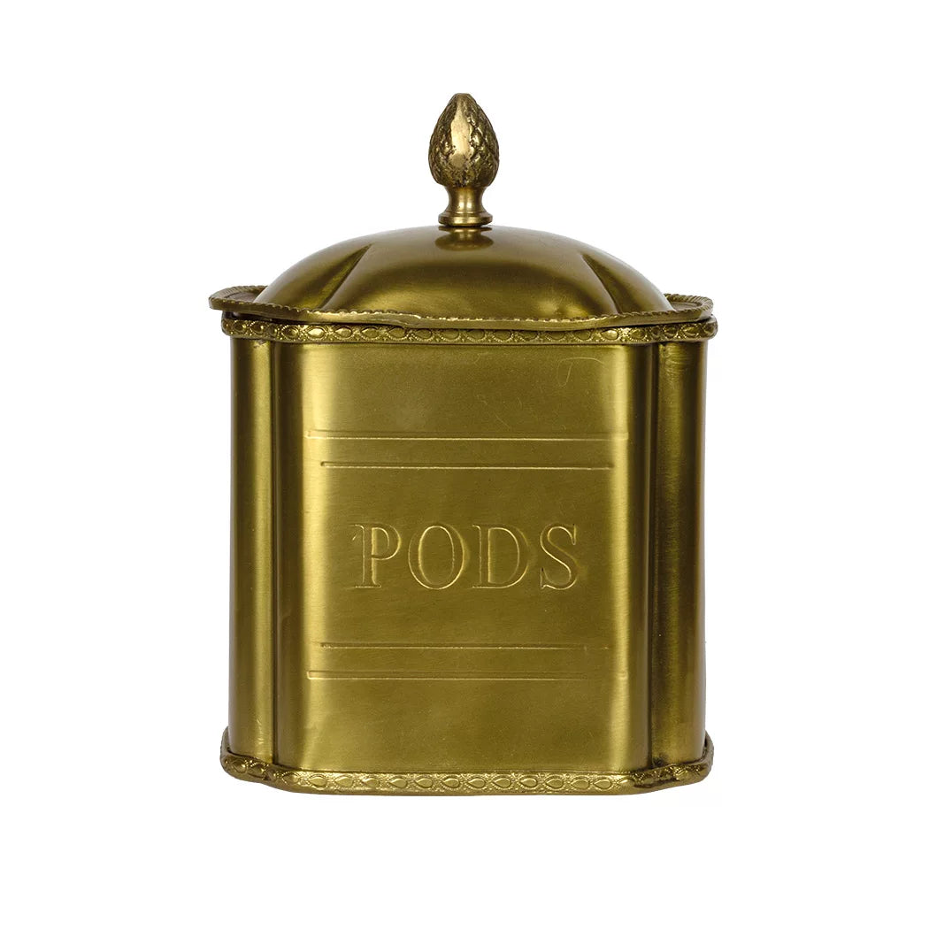 Canister - Brass Pods Royal