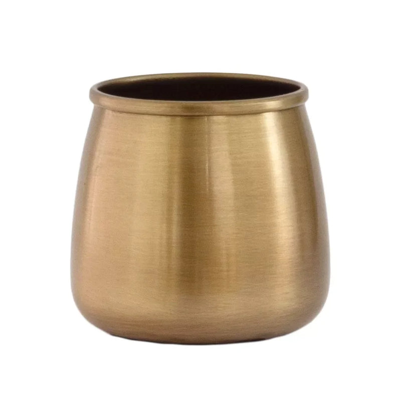 Brass Tumbler - Small 6.5cm - Pewter