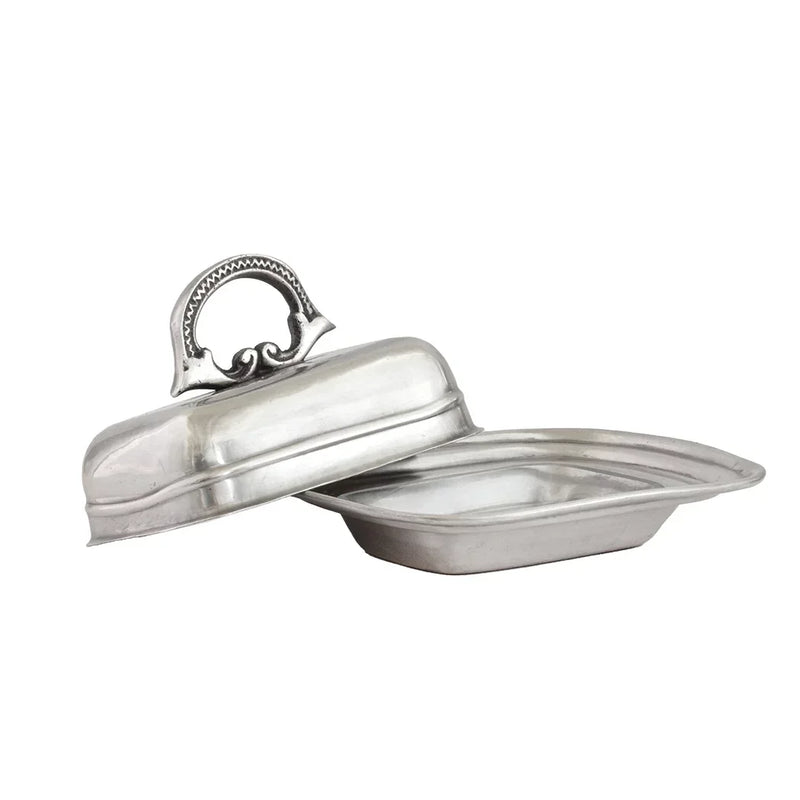 Butter Dish - French - Pewter