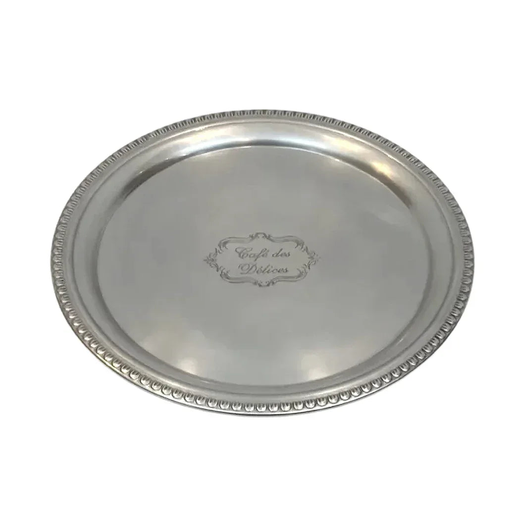 Cake Stand - Silver French 30cm - Pewter