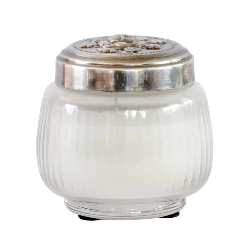 Candle - Glass Fatty Jar - Pewter