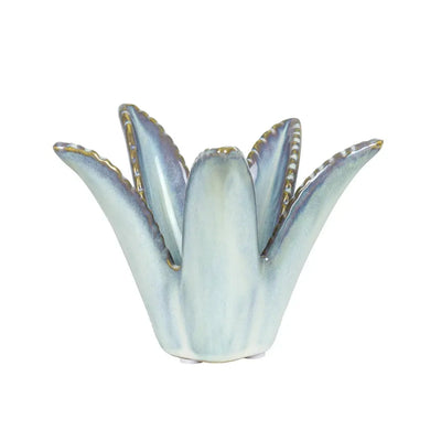 Candle Holder - Aloe Ceramic Dark - Ceramic