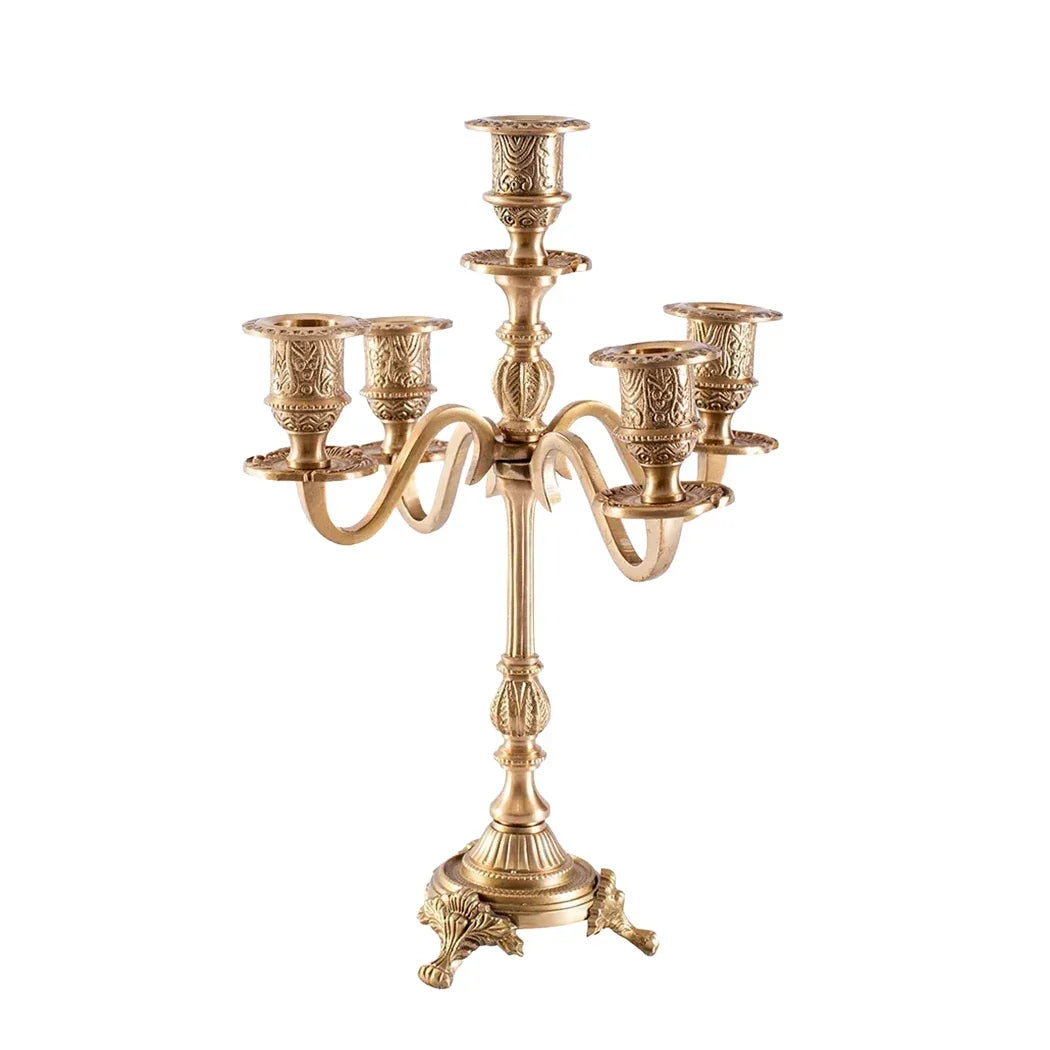 Candle Holder - Candelabra Palace Brass 30cm - Pewter