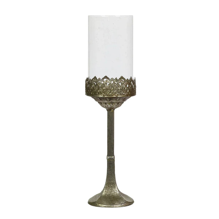 Candle Holder - Silver Royal 35.5cm - Metal