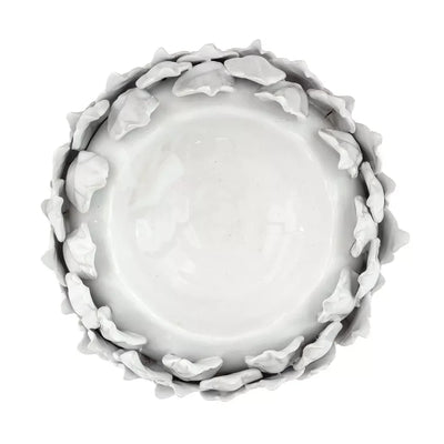 Ceramic Artichoke - White 22cm - Ceramic