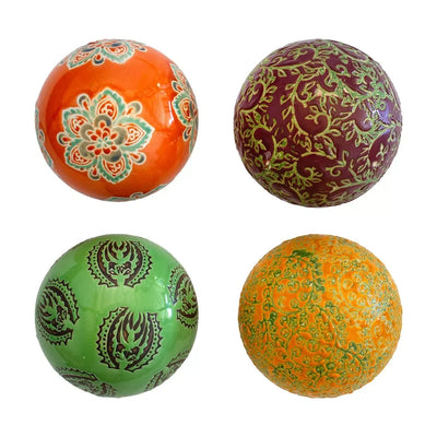 Ceramic Balls - Set of 4 Marrakesh 10cm - Ceramic