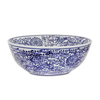 Ceramic Bowl - Blue & White XL - Ceramic