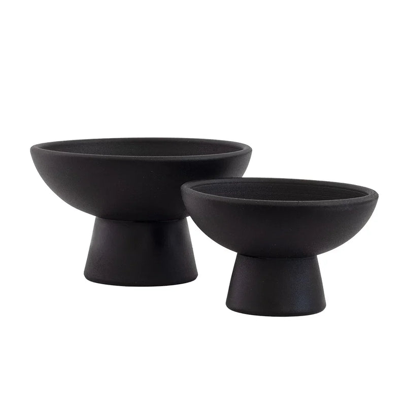 Ceramic Bowl - Elevated Black 10cm - Ceramic