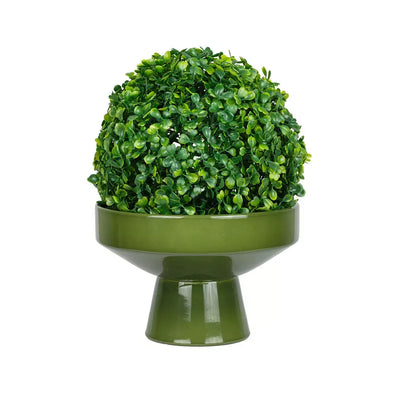Ceramic Bowl Elevated Green 14cm Ceramic