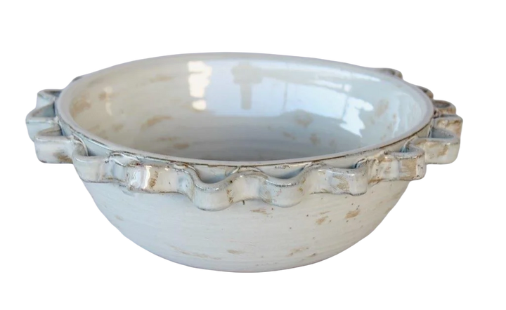 Ceramic Bowl - Frilled Edge Medium - Ceramic