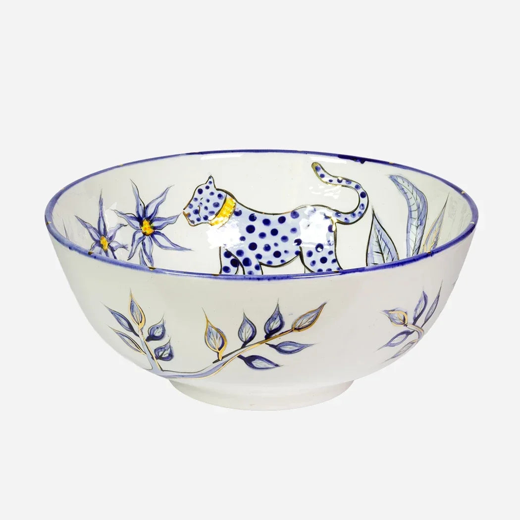 Ceramic Bowl - Jungle Cat - Ceramic