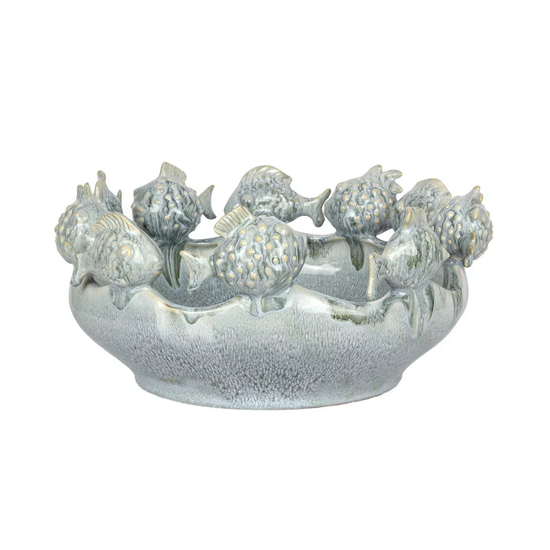 Ceramic Bowl - School of Fish - Ceramic