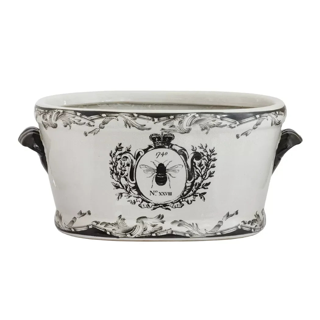 Ceramic Footbath/Planter - Vintage Bee Large - Ceramic