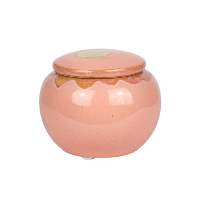 Ceramic Jar - Pink Natural 8cm - Ceramic
