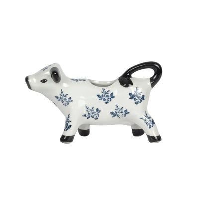 Ceramic Jug - Blue & White Cow Small - Ceramic
